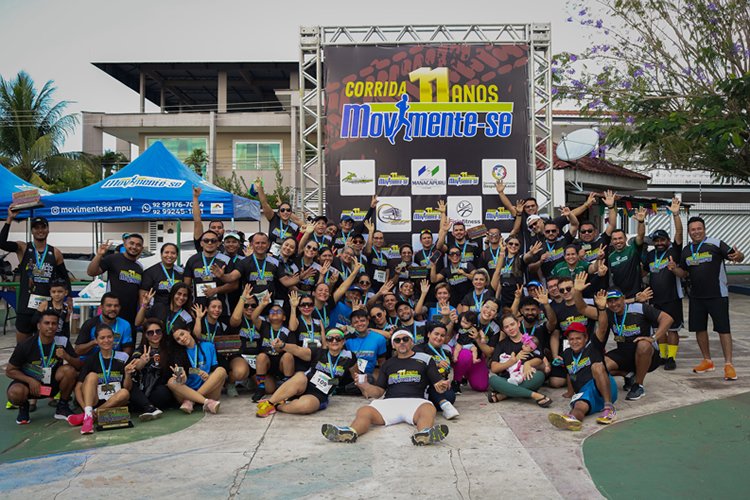 Equipe "Movimente-se" realiza corrida de rua em comemoração aos seus 11 anos.